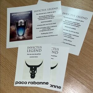 Paco Rabanne Invictus Legend Scented Tattoo 2X